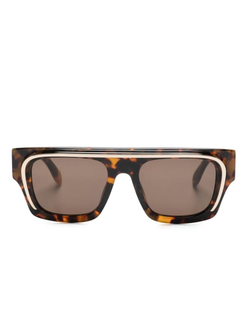 Palm Angels Eyewear Salton square-frame sunglasses - Brown von Palm Angels Eyewear