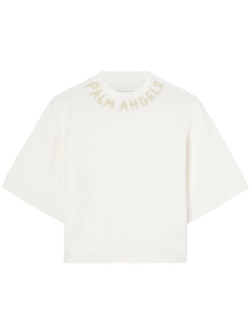 Palm Angels Seasonal Logo T-shirt - White von Palm Angels