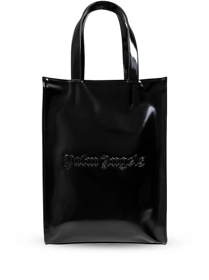 Palm Angels Shiny tote bag - Black von Palm Angels