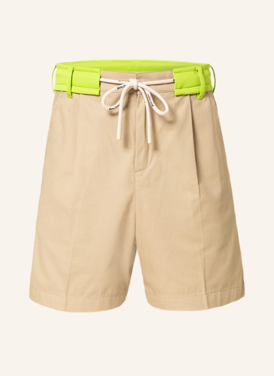 Palm Angels Shorts Mit Galonstreifen beige von Palm Angels