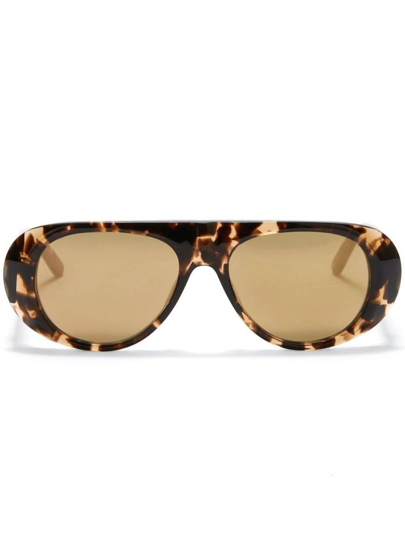 Palm Angels Eyewear Sierra round-frame sunglasses - Brown von Palm Angels Eyewear