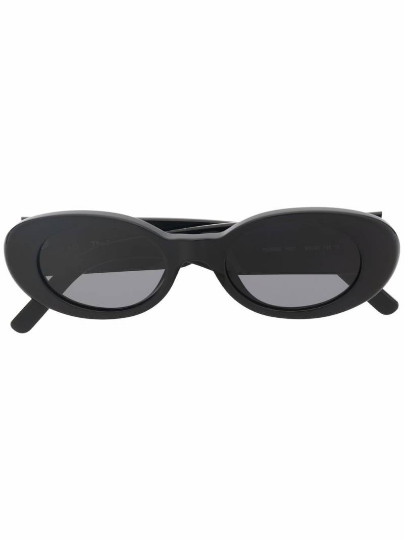 Palm Angels Eyewear Spirit oval-frame sunglasses - Black von Palm Angels Eyewear