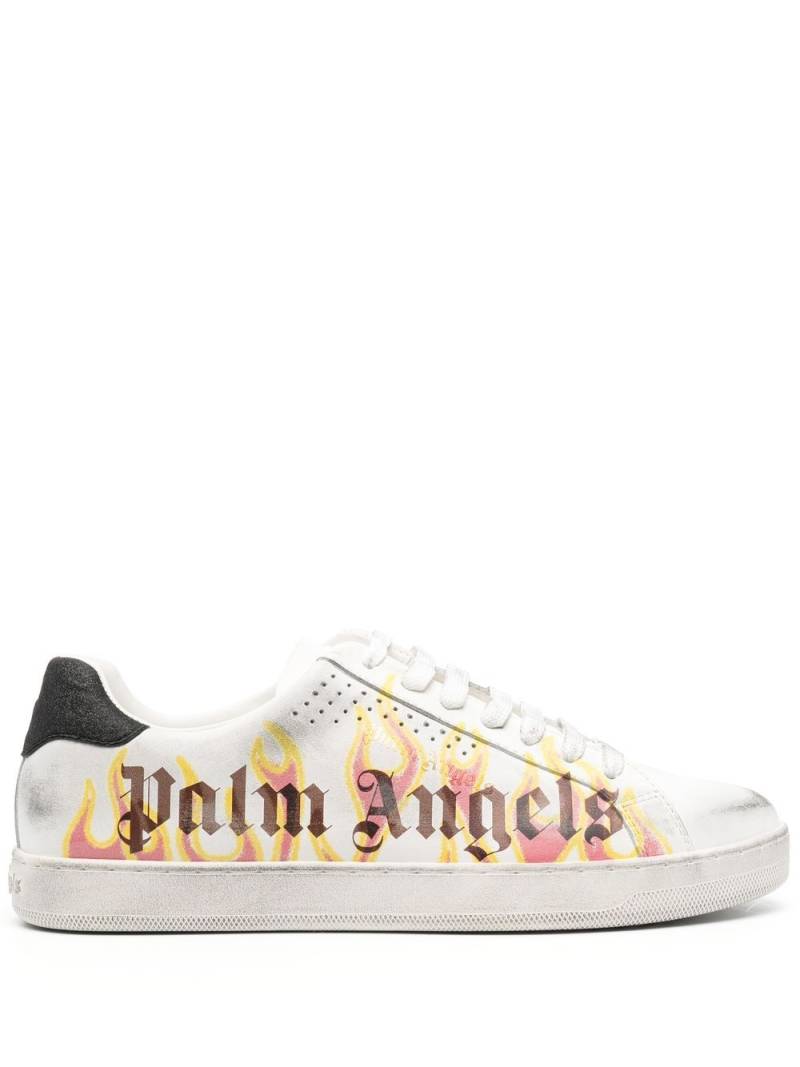 Palm Angels Spray Paint low-top sneakers - White von Palm Angels