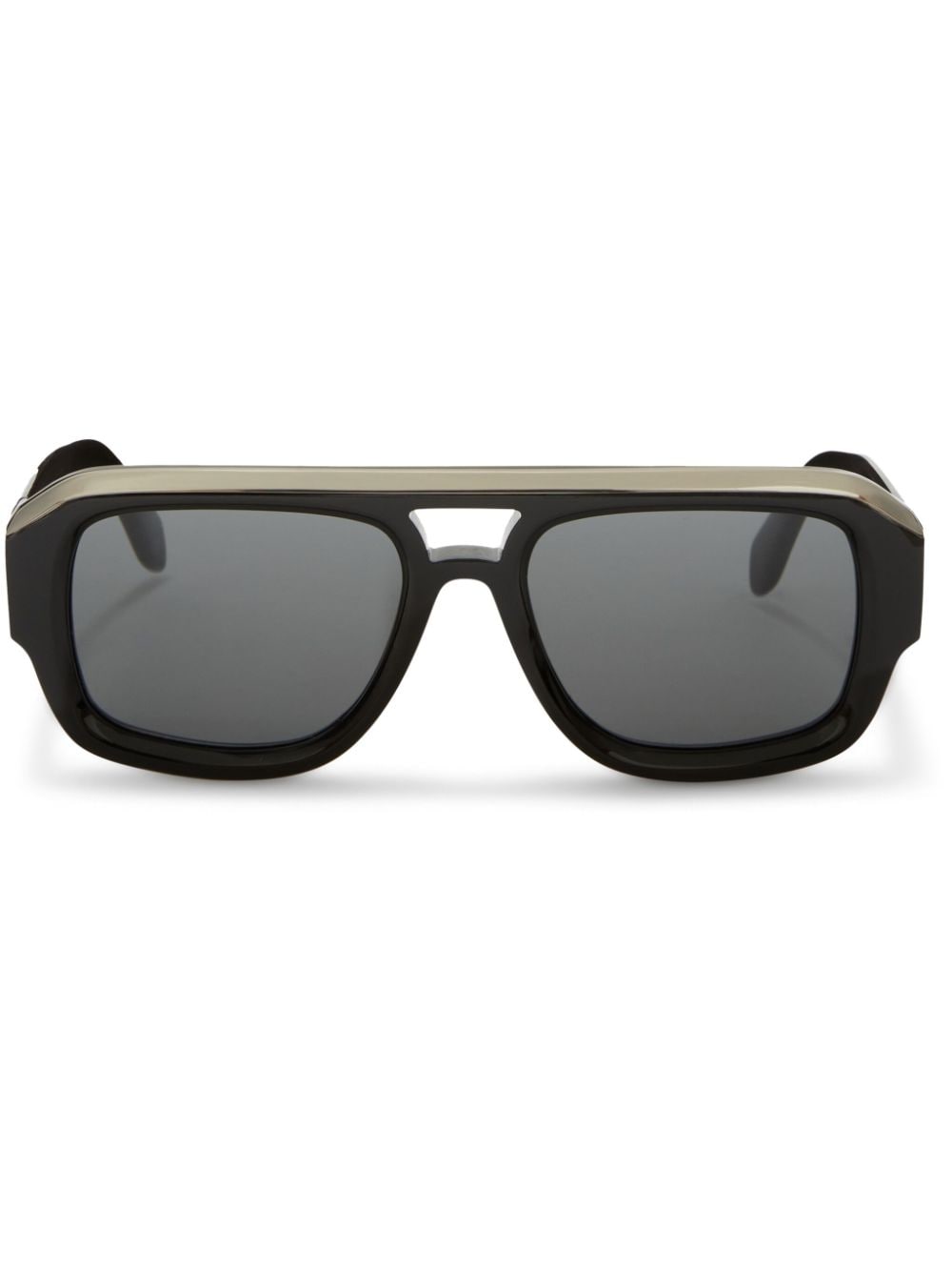 Palm Angels Eyewear Stockton square-frame sunglasses - Black von Palm Angels Eyewear