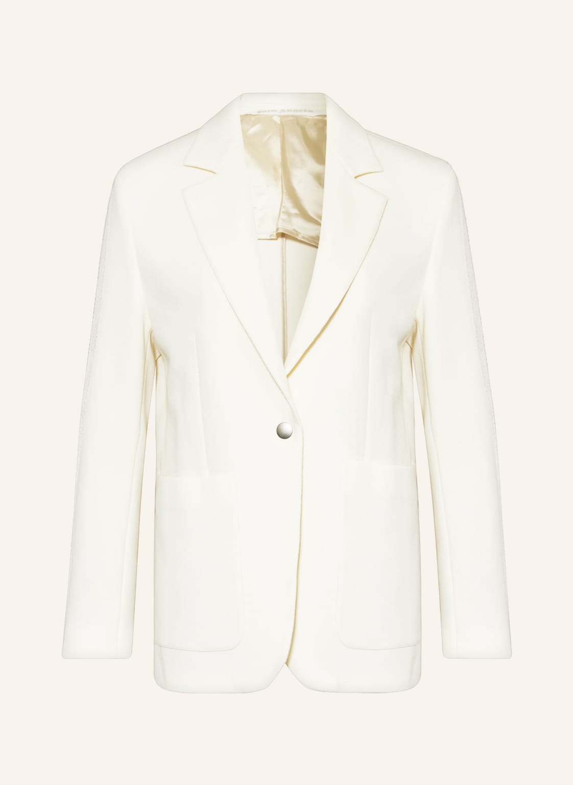 Palm Angels Sweatblazer Mit Galonstreifen weiss Palm Angels Sweatblazer Mit Galonstreifen weiss von Palm Angels
