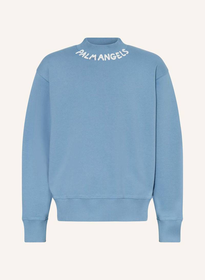 Palm Angels Sweatshirt blau von Palm Angels