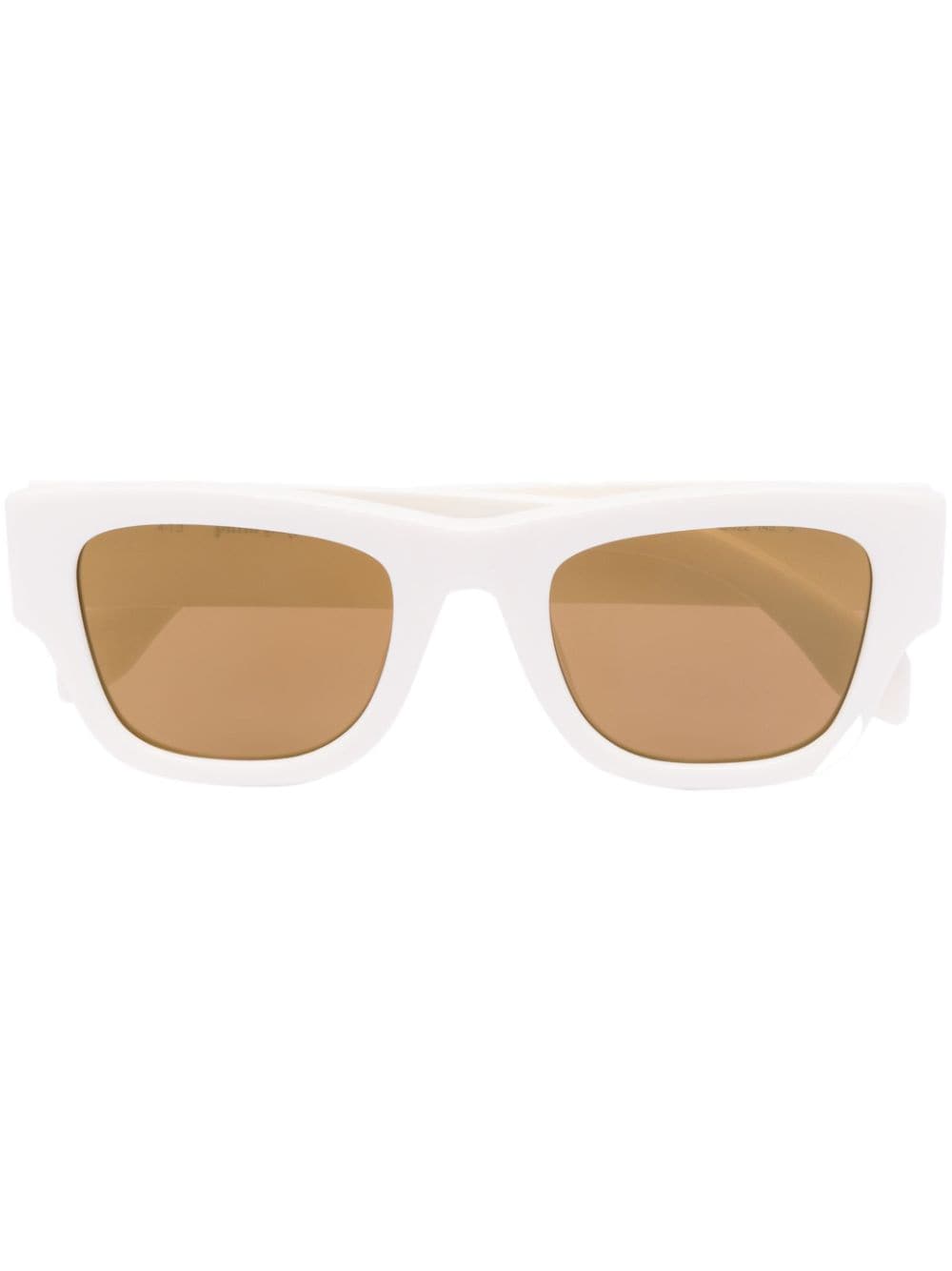 Palm Angels Eyewear Volcan square-frame sunglasses - White von Palm Angels Eyewear