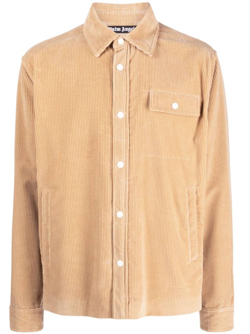 Palm Angels corduroy shirt jacket - Neutrals von Palm Angels