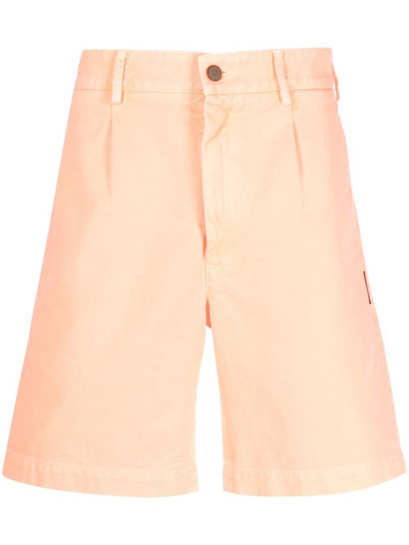 Palm Angels cotton-twill bermuda shorts - Orange von Palm Angels