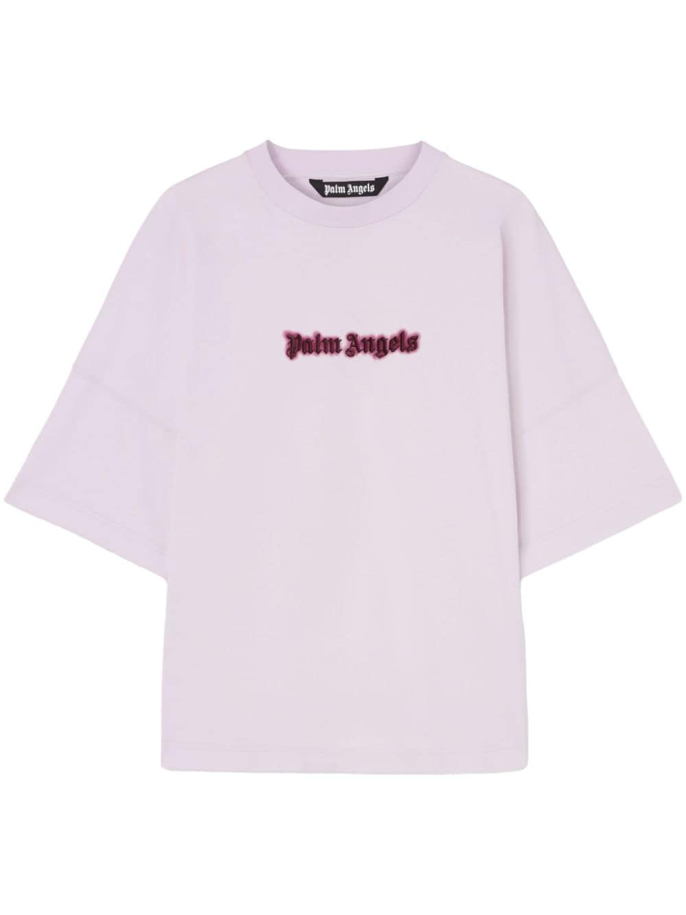 Palm Angels drop-shoulder cotton T-shirt - Purple von Palm Angels