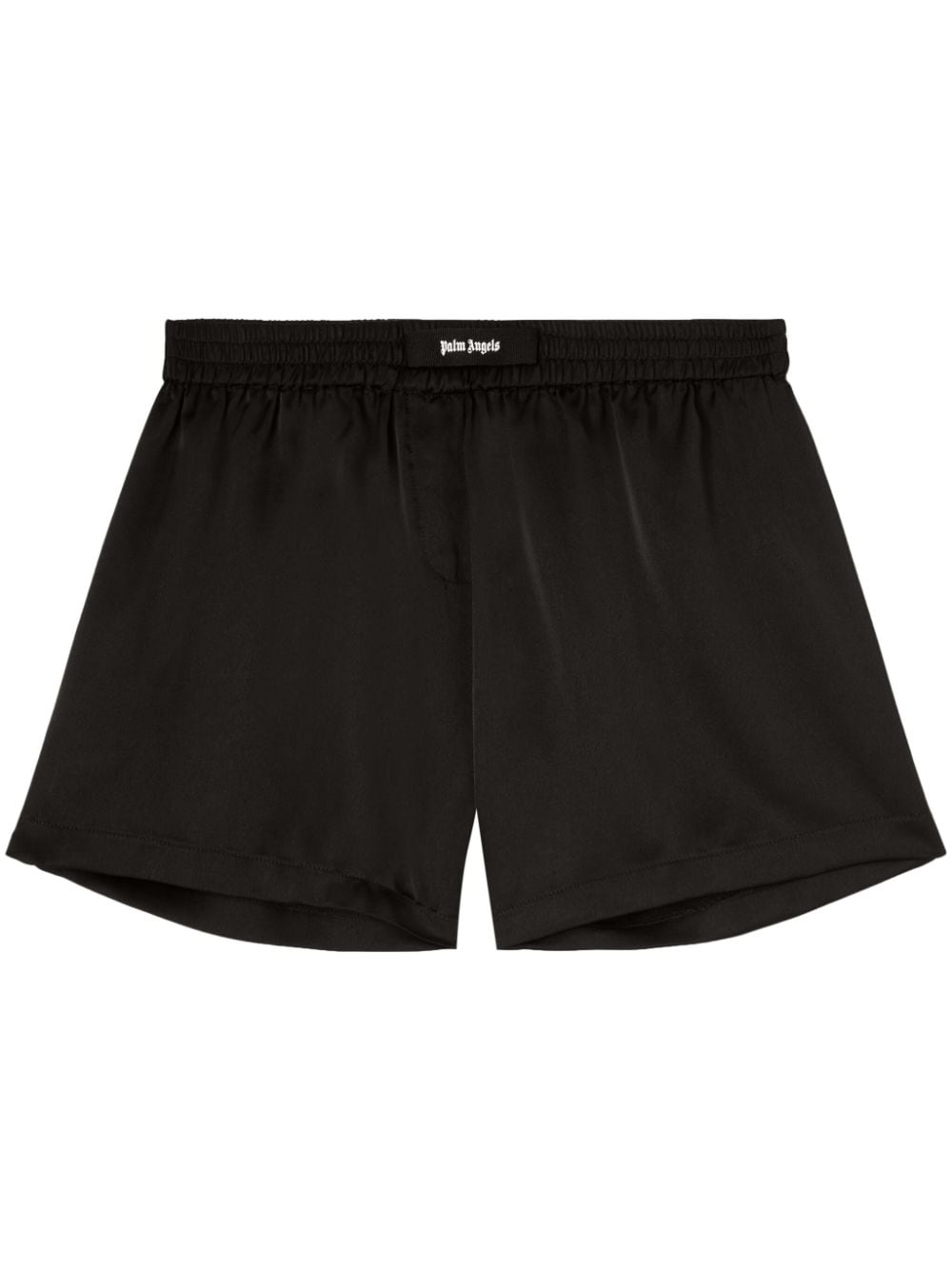 Palm Angels logo-appliqué boxer shorts - Black von Palm Angels