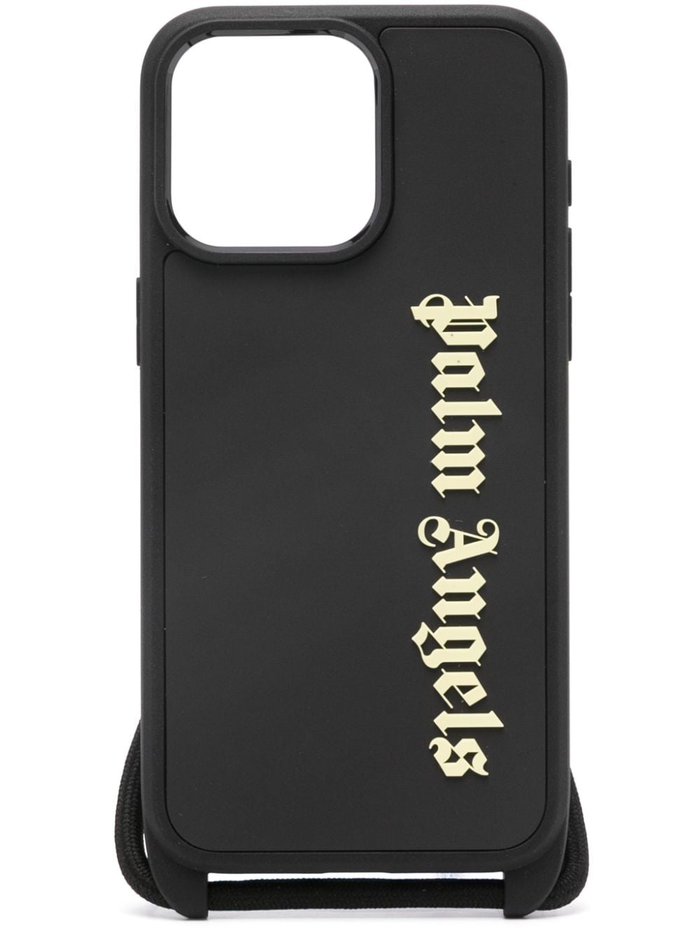 Palm Angels logo-embossed iPhone 15 Pro case - Black von Palm Angels