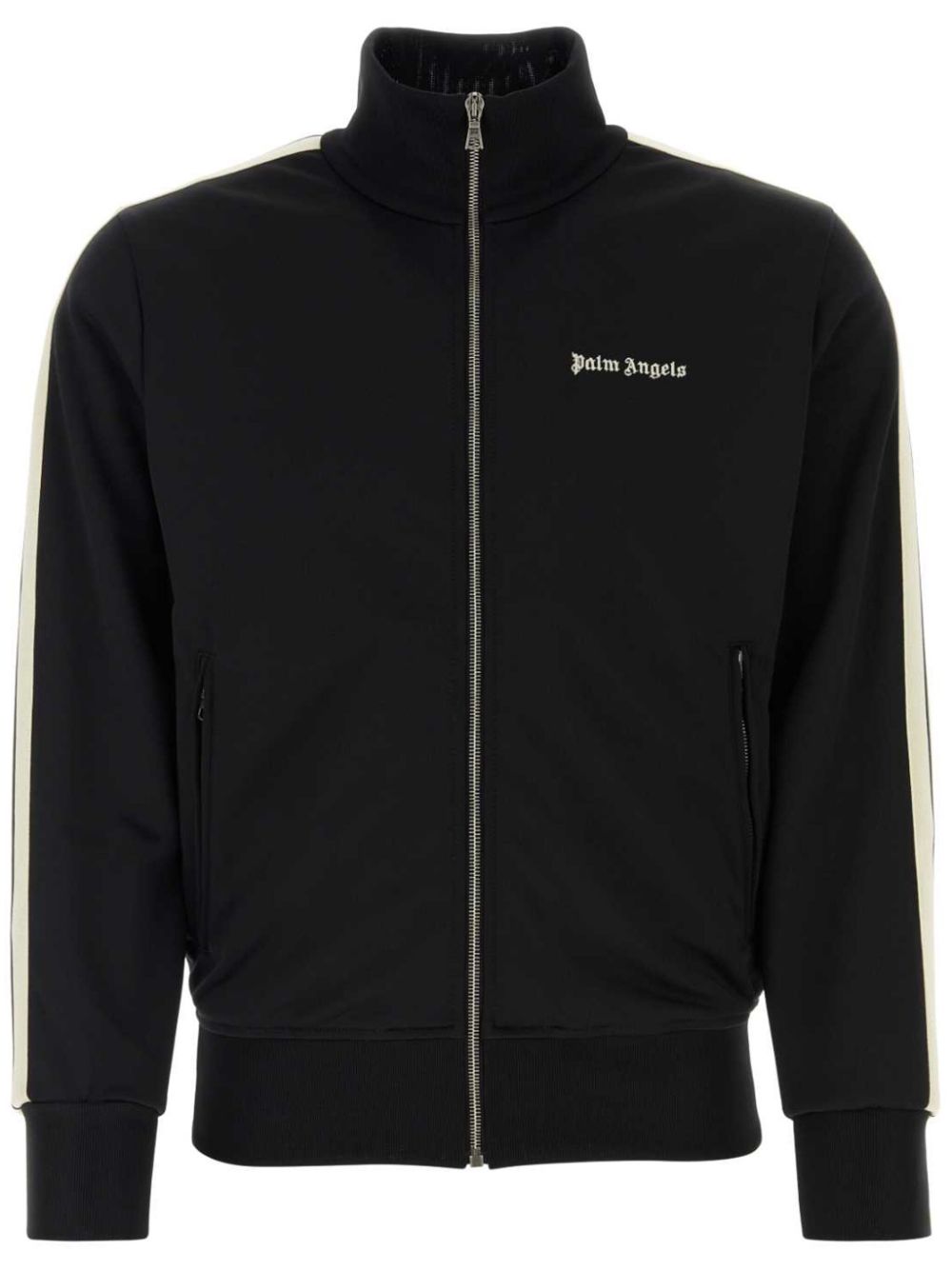 Palm Angels logo-embroidered sport jacket - Black von Palm Angels