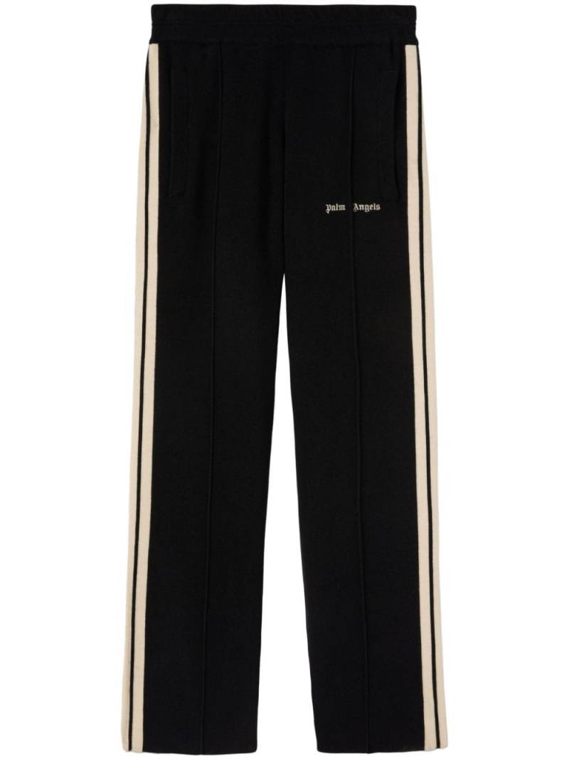 Palm Angels logo-embroidered track pants - Black von Palm Angels