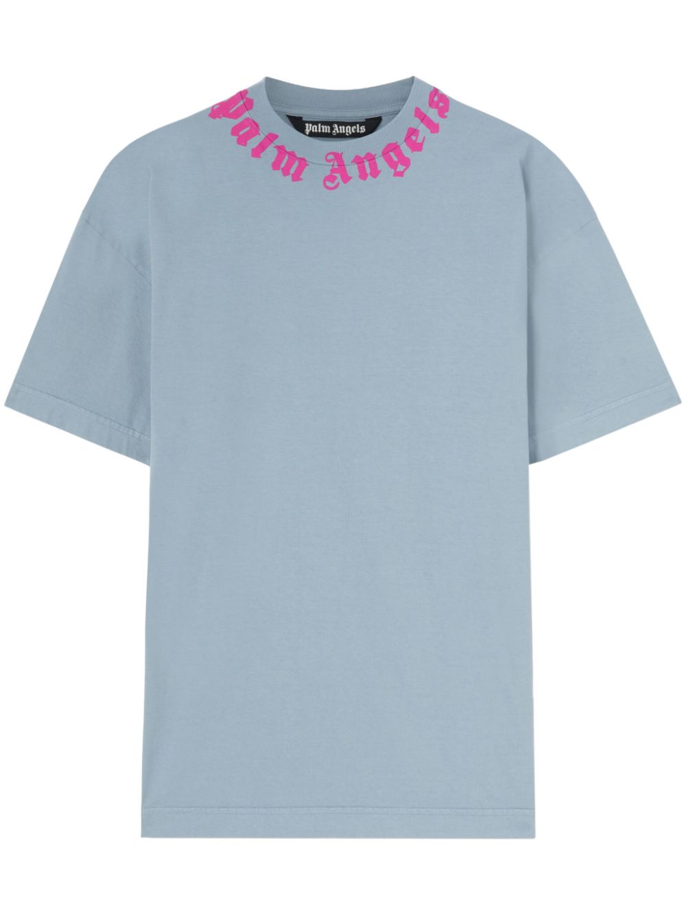Palm Angels logo-print cotton T-shirt - Grey von Palm Angels