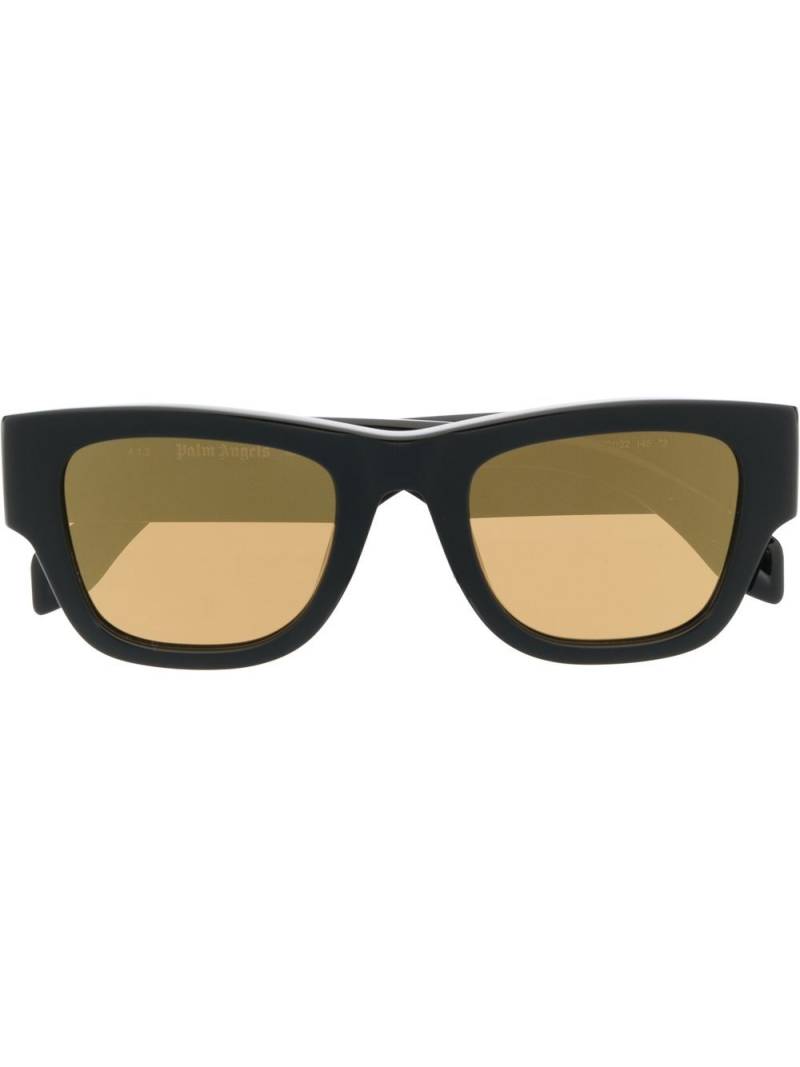 Palm Angels Eyewear logo-print sunglasses - Black von Palm Angels Eyewear