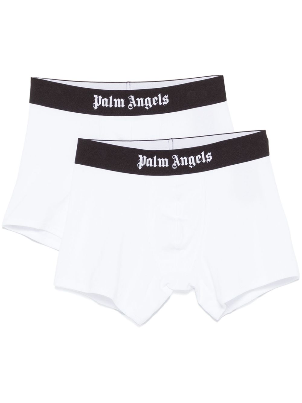 Palm Angels logo-waistband boxers (pack of two) - White von Palm Angels