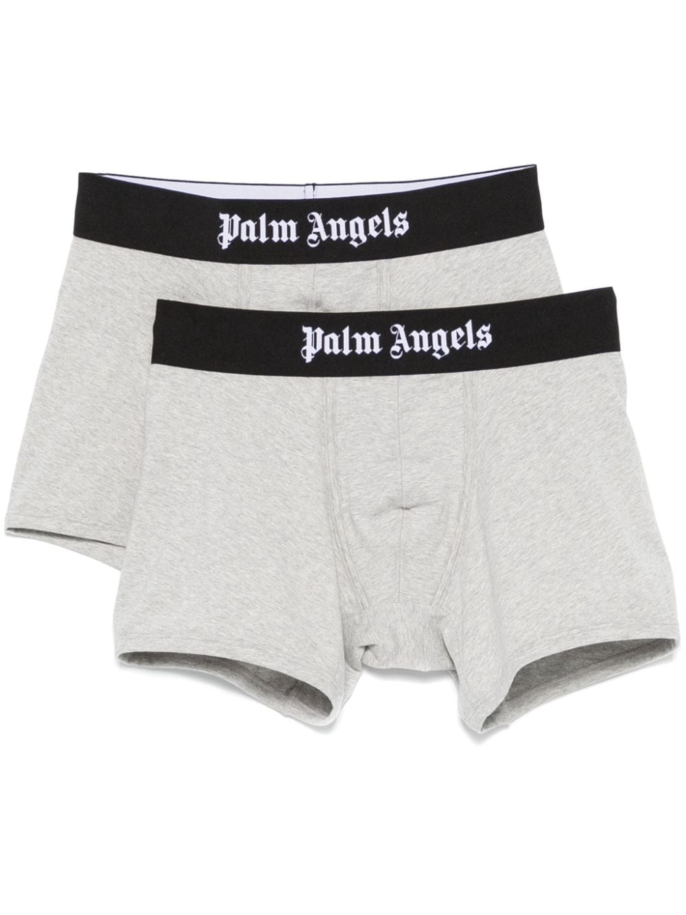 Palm Angels logo-waistband briefs (pack of two) - Grey von Palm Angels