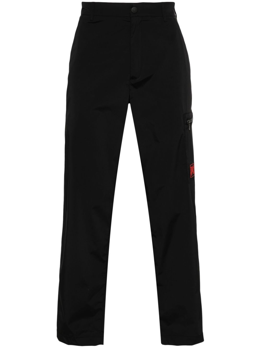 Palm Angels loose-fit shell trousers - Black von Palm Angels