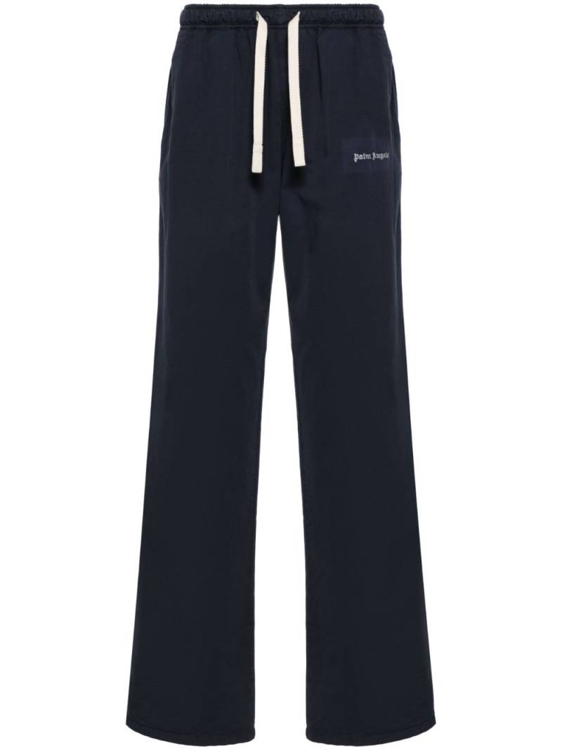 Palm Angels mid-rise straight-leg trousers - Blue von Palm Angels