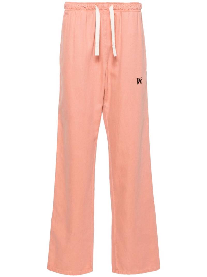 Palm Angels mid-rise straight-leg trousers - Pink von Palm Angels