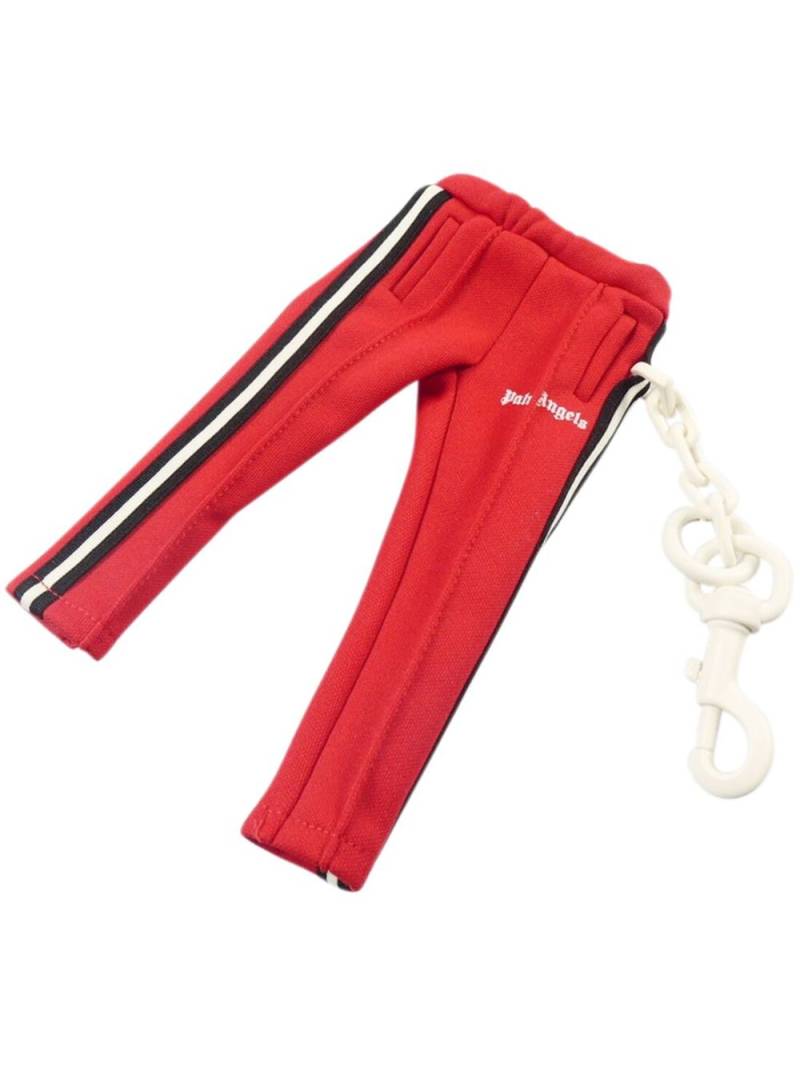 Palm Angels mini track pants keychain - Red von Palm Angels