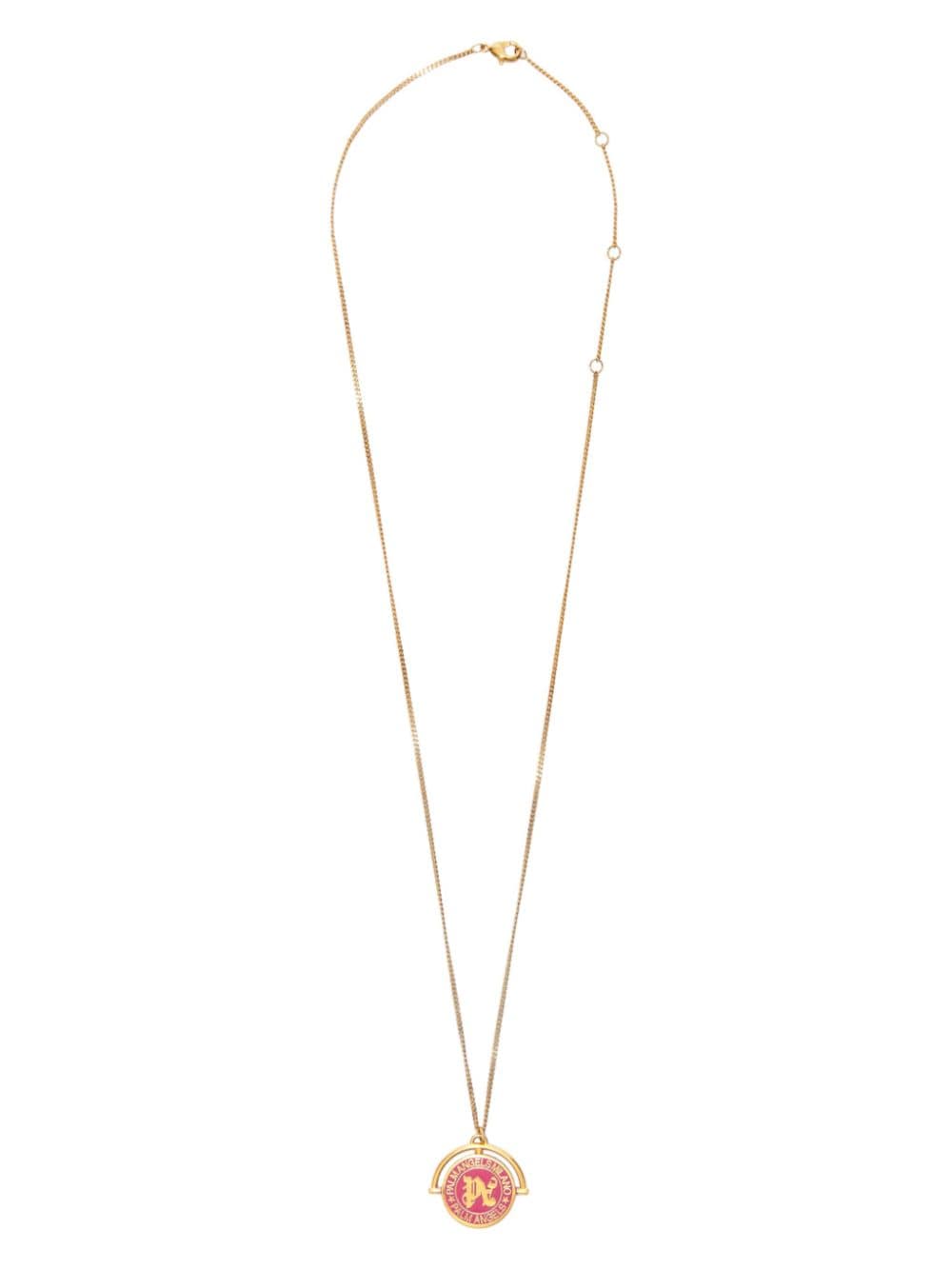 Palm Angels monogram-pendant chain necklace - Gold von Palm Angels