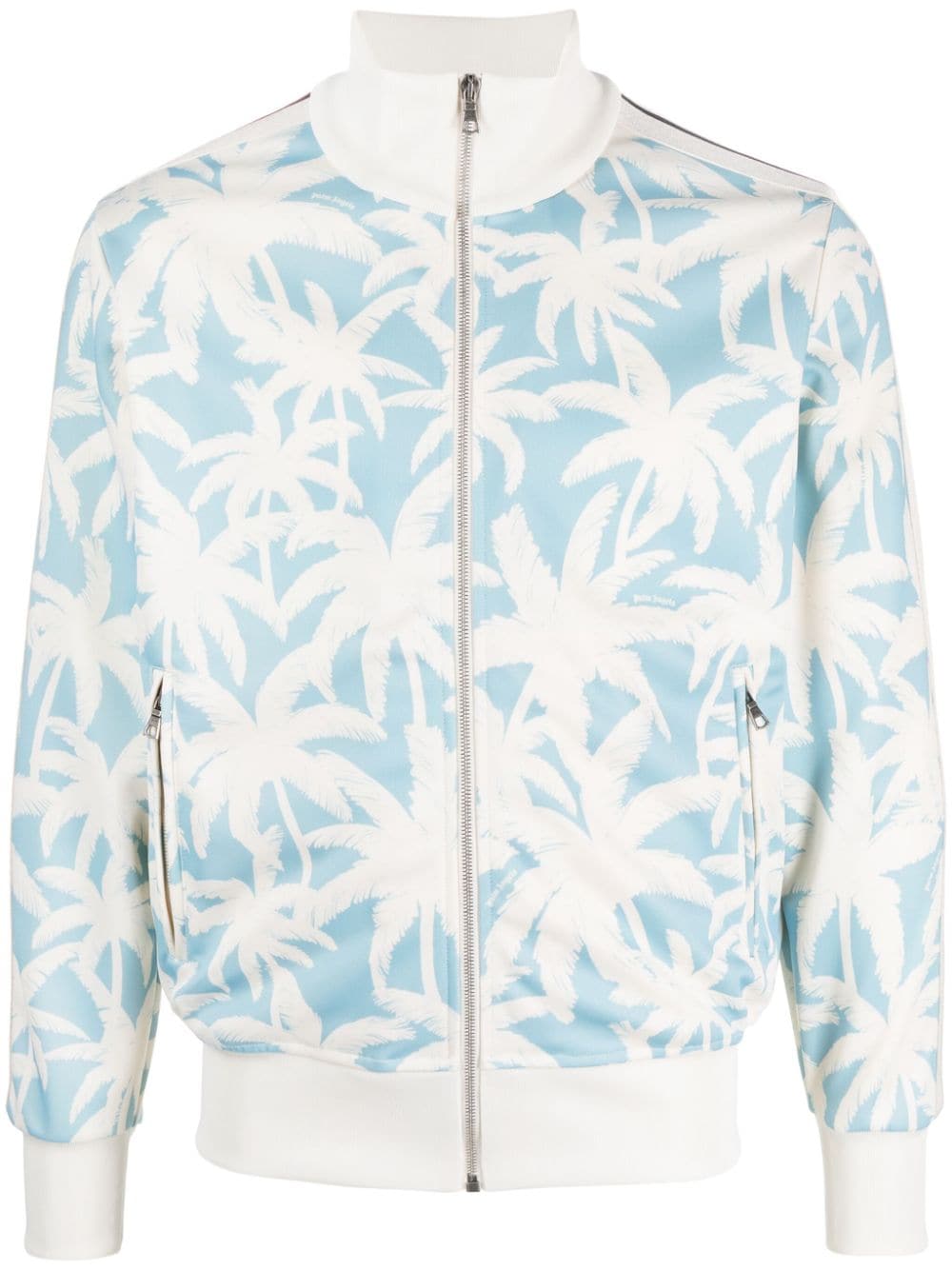 Palm Angels Palms zip-up track jacket - Blue von Palm Angels