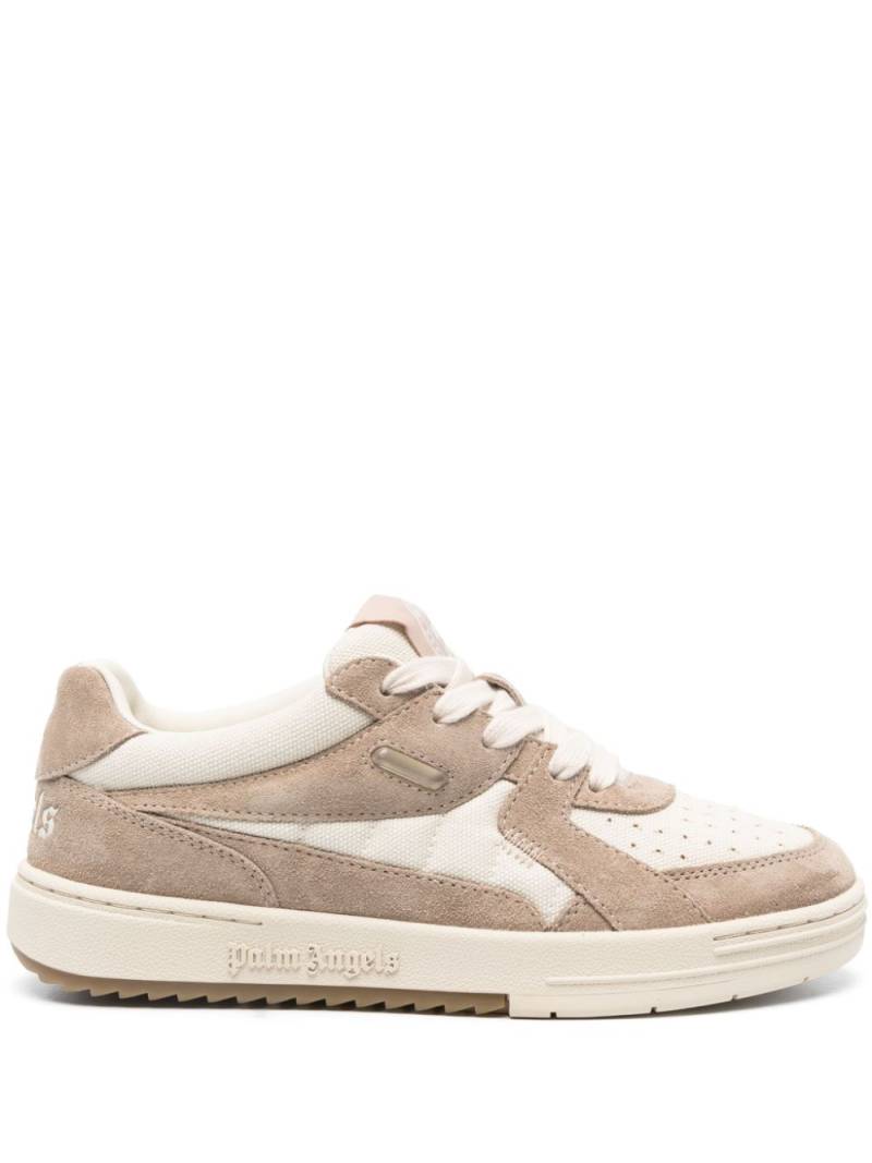 Palm Angels panelled lace-up sneakers - Neutrals von Palm Angels