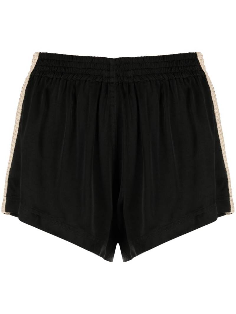 Palm Angels side-stripe track shorts - Black von Palm Angels