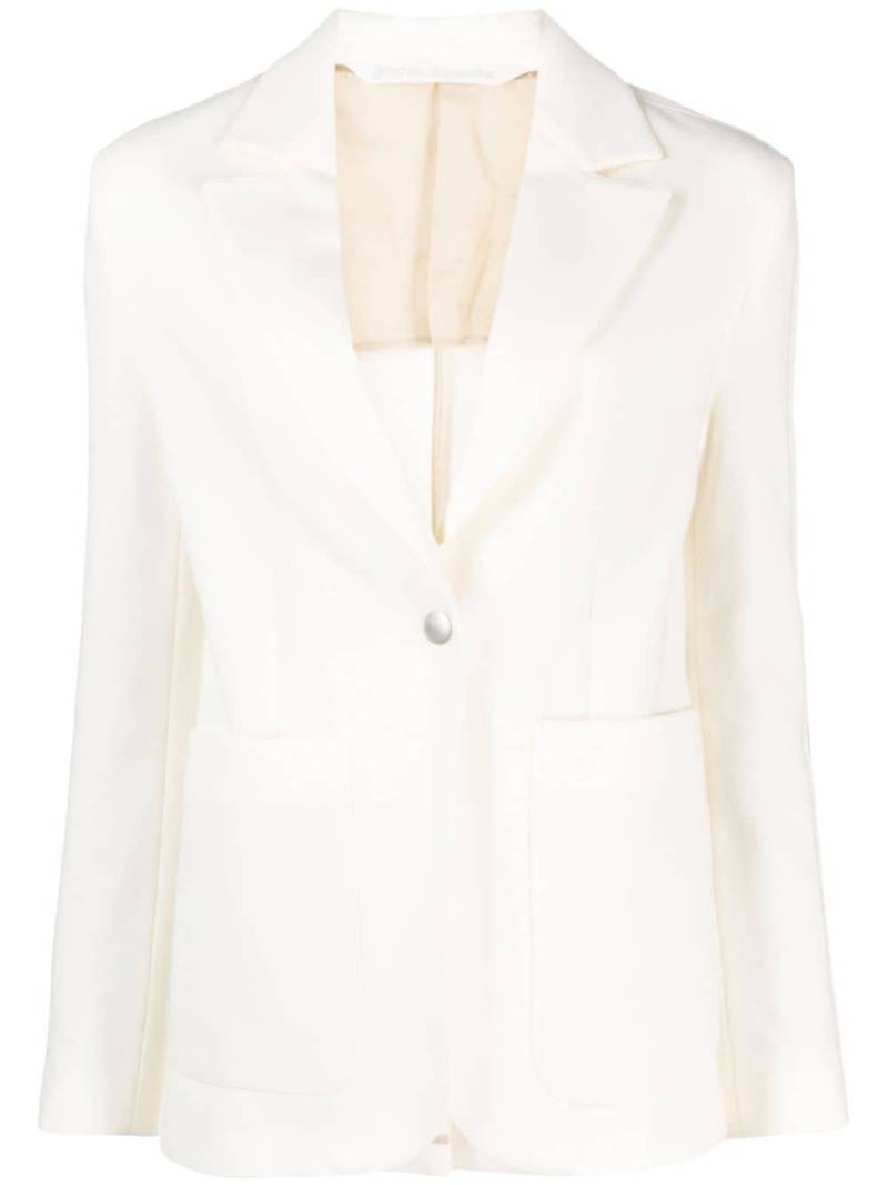 Palm Angels single-breasted blazer - Neutrals von Palm Angels