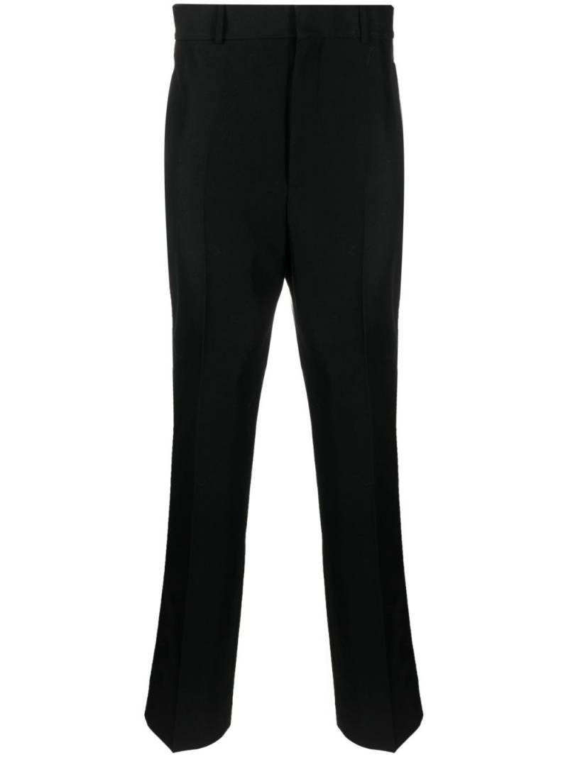 Palm Angels stripe-detail cotton tailored trousers - Black von Palm Angels