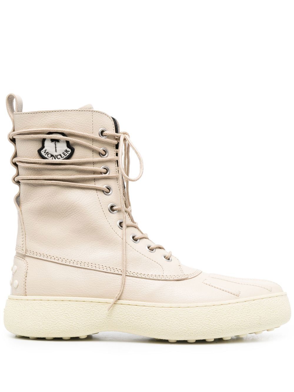 Palm Angels x Moncler x Tod's Winter Gommino lace-up boots - Neutrals von Palm Angels