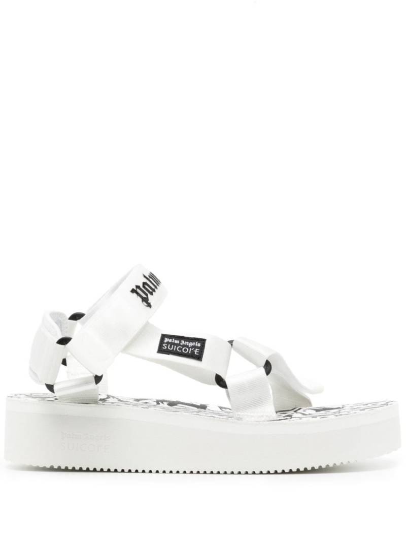 Palm Angels x Suicoke Depa sandals - White von Palm Angels