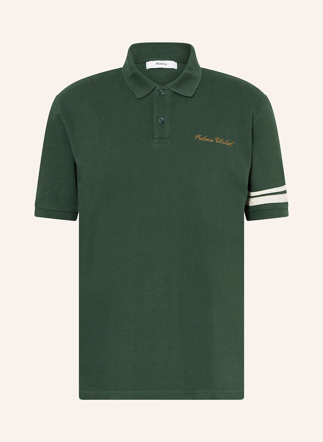 Palmes Piqué-Poloshirt Global gruen Palmes Piqué-Poloshirt Global gruen von Palmes