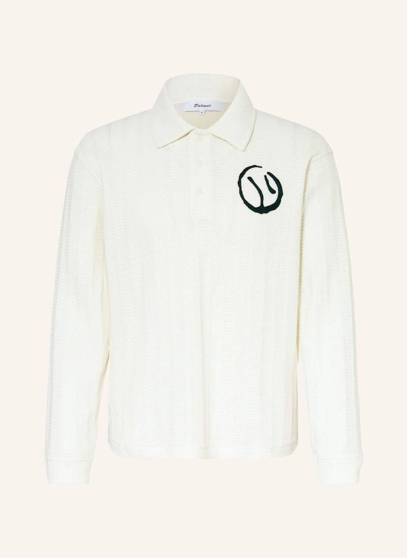 Palmes Strick-Poloshirt weiss von Palmes