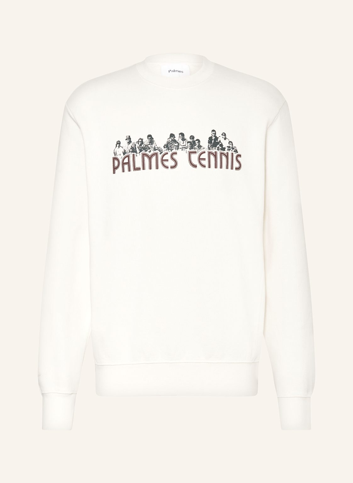 Palmes Sweatshirt weiss von Palmes