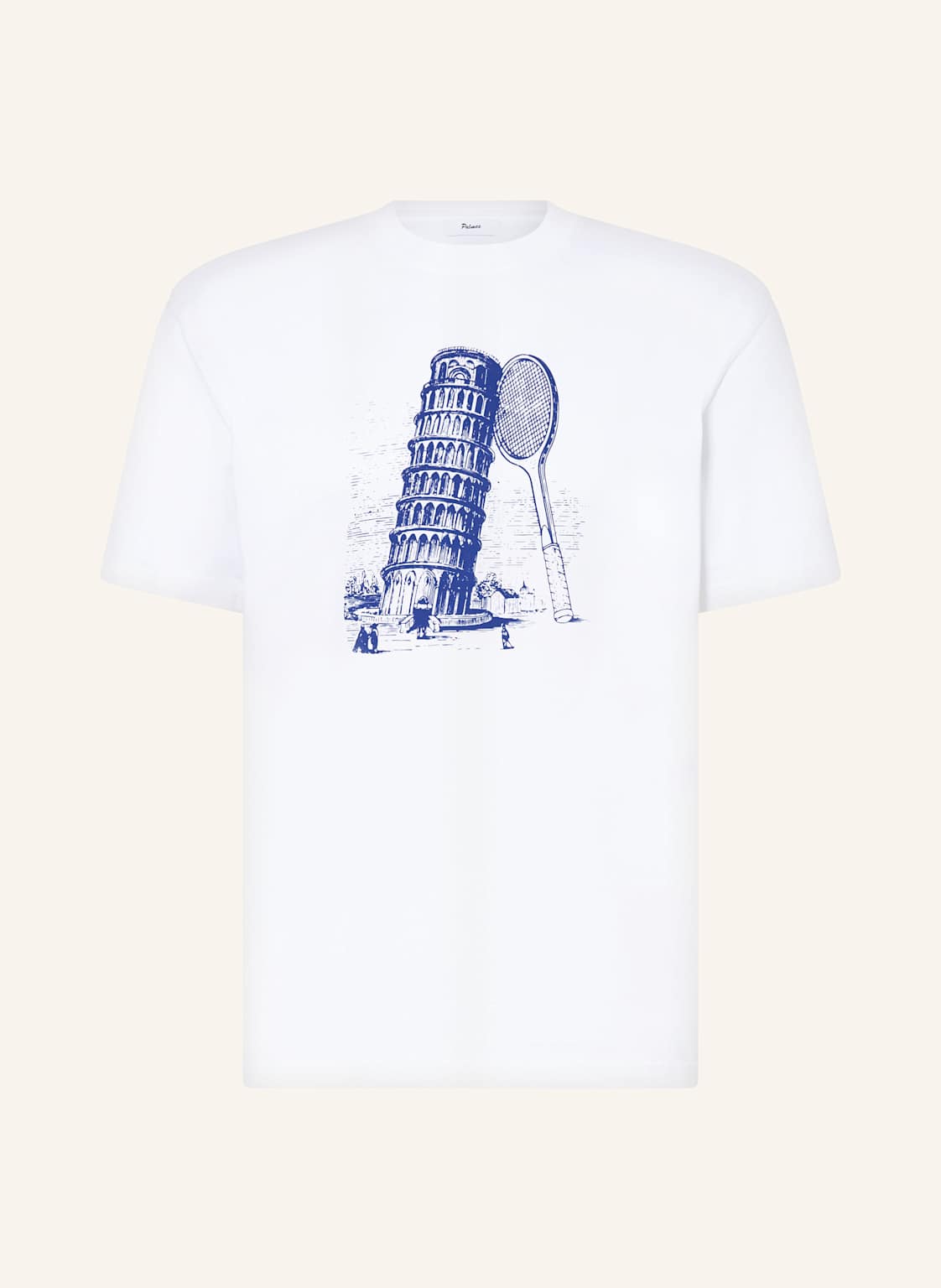 Palmes T-Shirt Tower weiss