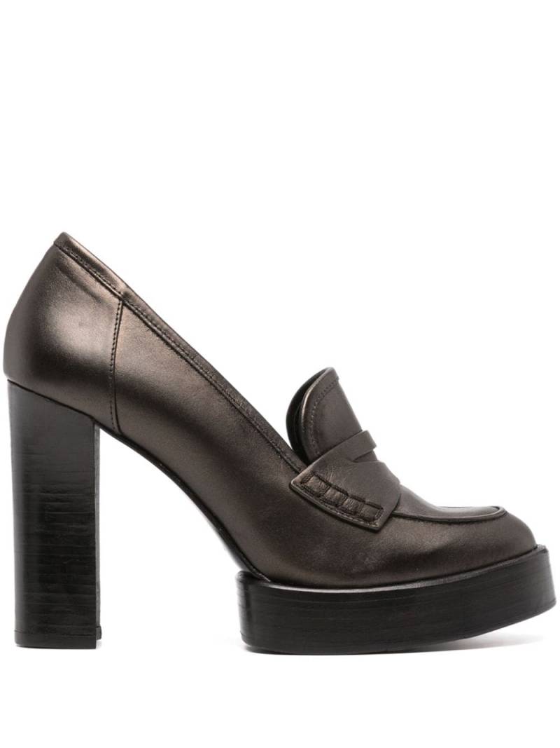 Paloma Barceló Samantha 110mm penny-loafer pumps - Black von Paloma Barceló