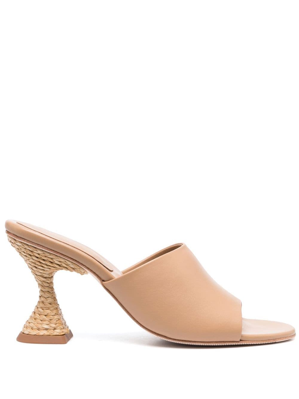 Paloma Barceló open-toe 100mm mules - Brown von Paloma Barceló