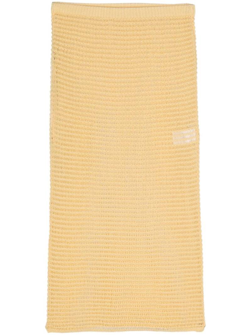 Paloma Wool Moon open-knit skirt - Yellow von Paloma Wool