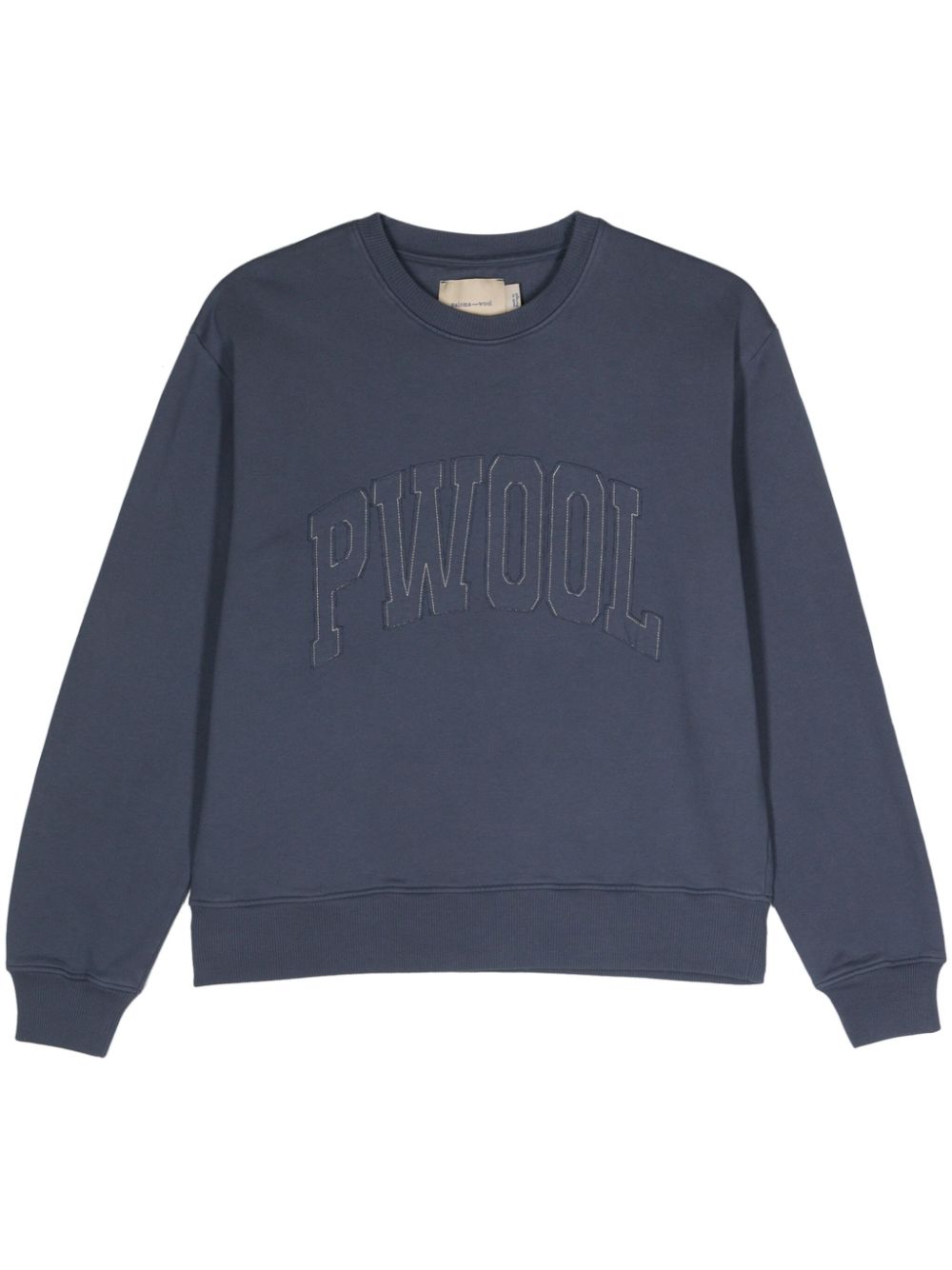 Paloma Wool logo-appliqué cotton sweatshirt - Blue