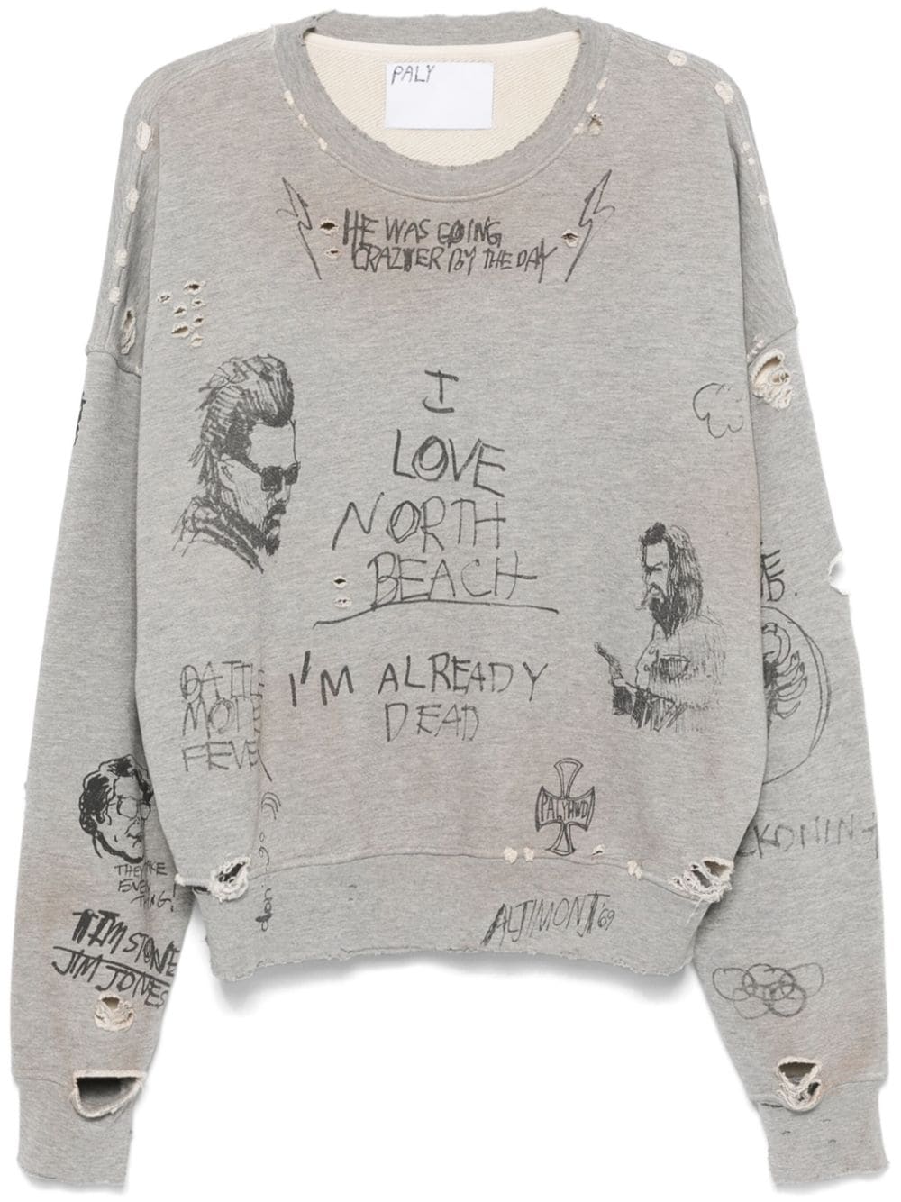 Paly Pumping Iron sweatshirt - Grey von Paly