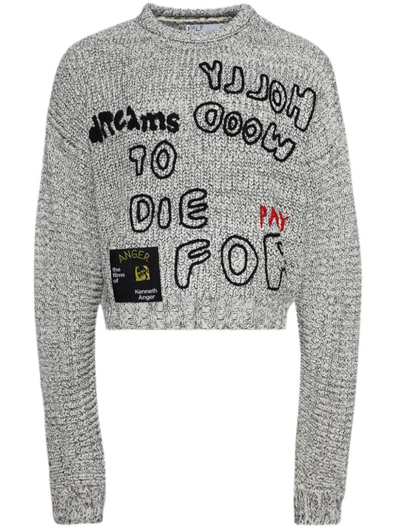 Paly To Die For hand knitted jumper - Grey von Paly