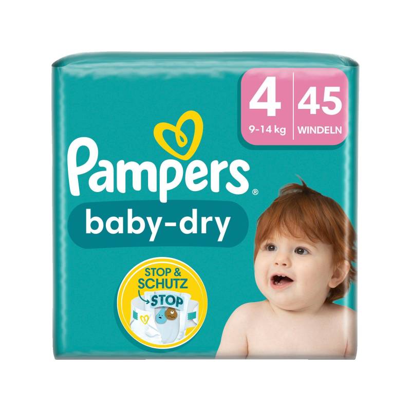 Baby Dry Grösse 4 Maxi Sparpack Damen  45STK von Pampers