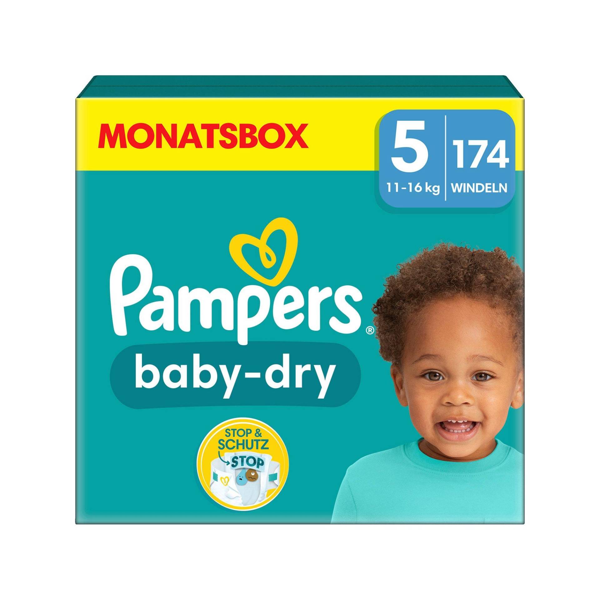 Baby-dry Grösse 5 Damen  174STK von Pampers