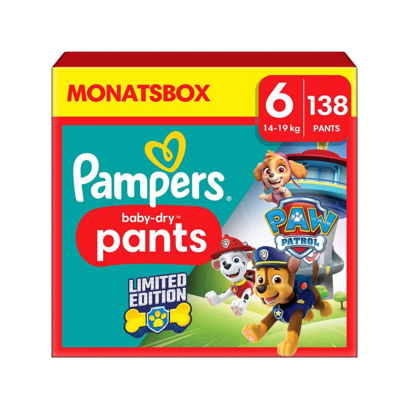 Baby-dry Pants Paw Patrol Limited Edition, Grösse 6 Damen  138STK von Pampers