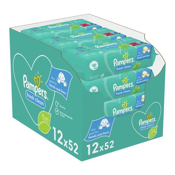 Fresh Clean Feuchttücher, 12 X 52 Pcs. Damen  12X52STK von Pampers