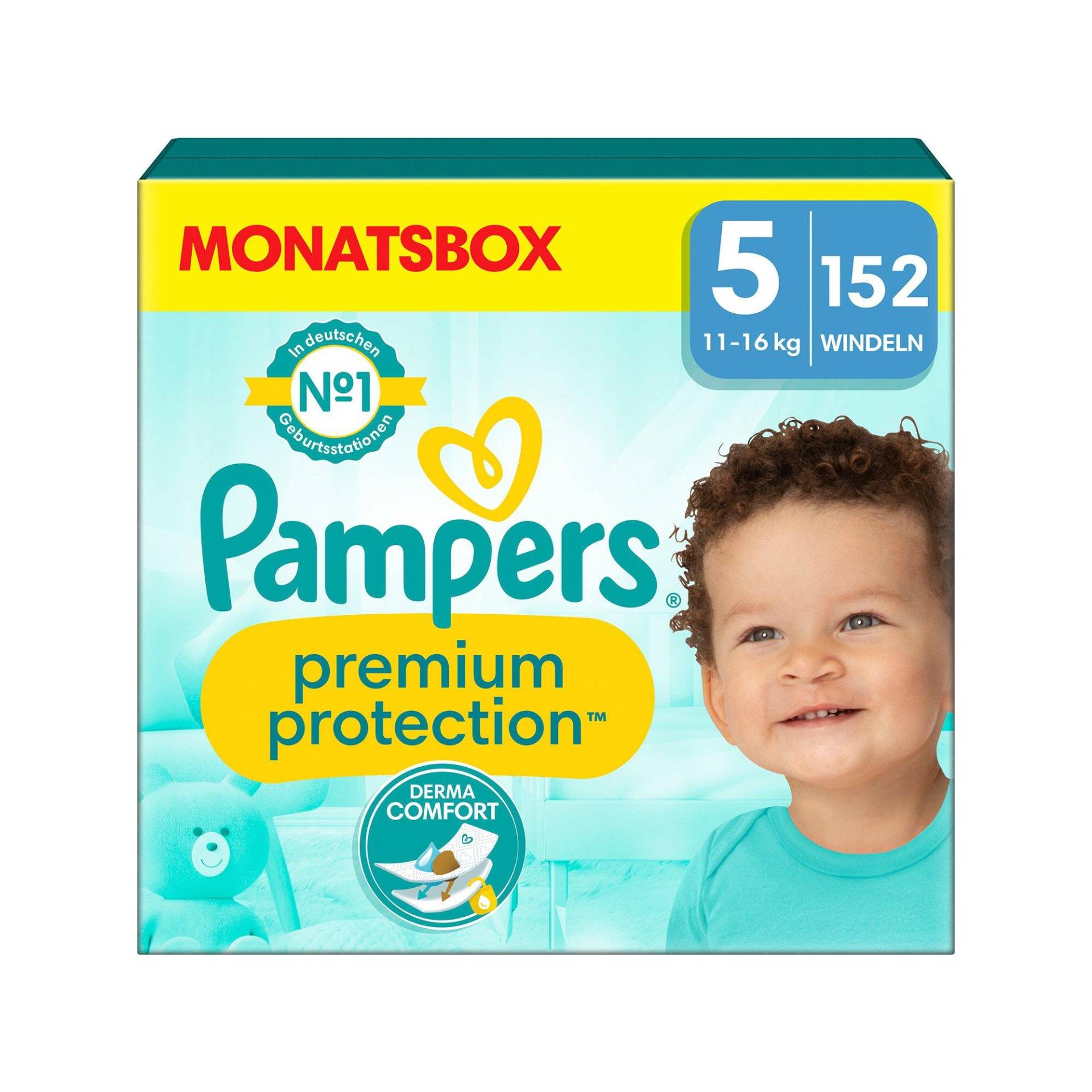 Premium Protection Grösse 5, Monatsbox Damen  152 Pezzi von Pampers