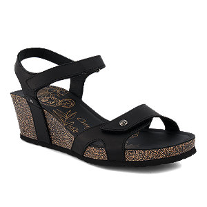 Panama Jack Julia Damen Hohe Sandalette Schwarz von Panama Jack